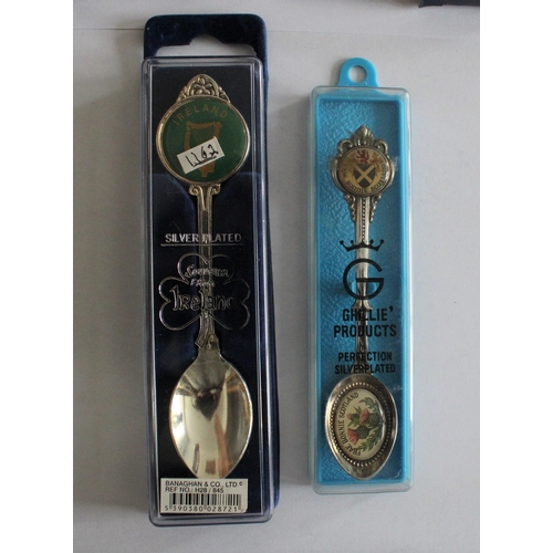 31 - Collection Of Collectable Spoons (Mostly Silver Plated)In Cases