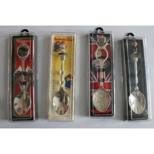33 - Collection Of Collectable Spoons (Some Silver Plated) In Cases