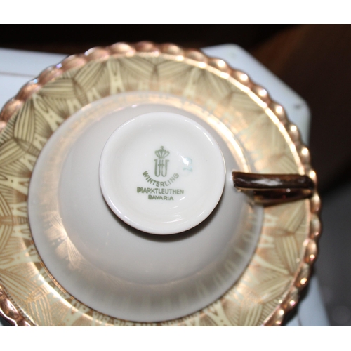 38 - Five Mini Collectable Cups And Saucers Various Designs,Makers & Marks.
