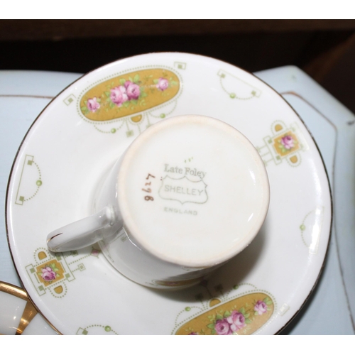 40 - Five Mini Collectable Cups And Saucers. Various Designs,Makers & Marks.