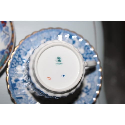 41 - Five Mini Collectable Cups And Saucers .Various Designs/Makers & Marks