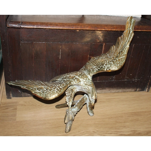 1 - Large Brass Eagle Wing Span - 72 cm