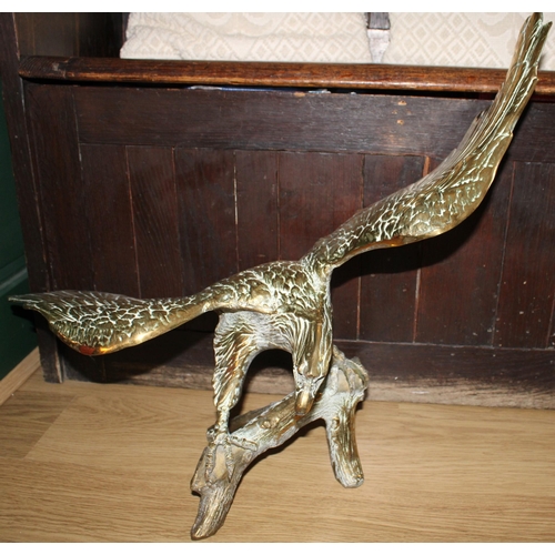 1 - Large Brass Eagle Wing Span - 72 cm