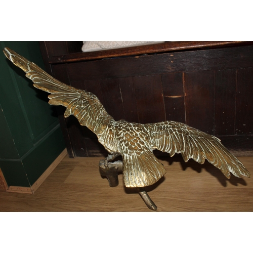 1 - Large Brass Eagle Wing Span - 72 cm