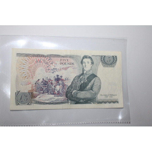 109 - 5 Pounds Note Cashier Page