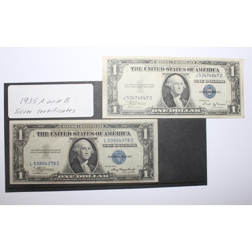 127 - 2 x 1 US Dollar Notes Dated 1935