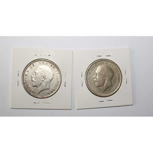 140 - 1920 & 1922 Half Crown Coins