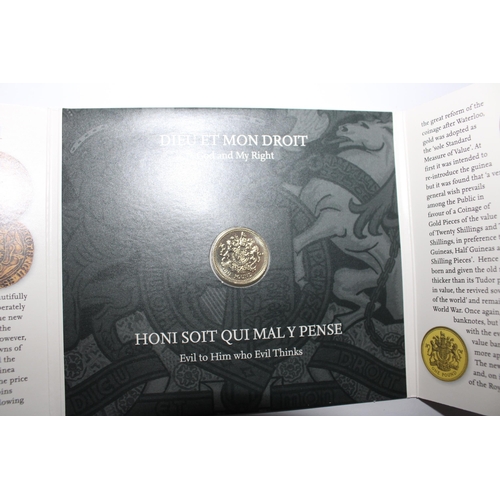 210 - 2008 Uncirculated £1 Coin by The Royal Mint in Folder