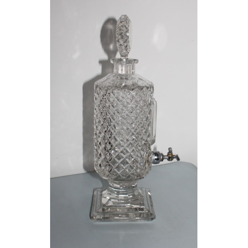 21 - Decorative Glass Whiskey Decanter. Height-31cm
All Proceeds Of This Lot Go To Charity.