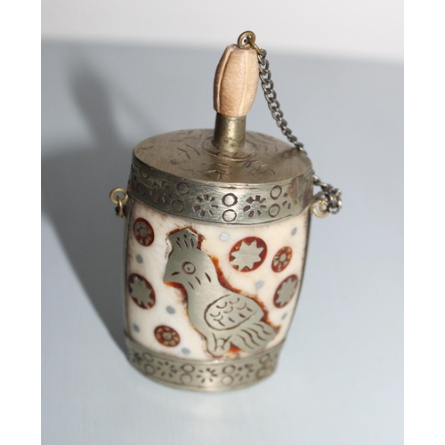 33 - Ornate Collectable Trinket Item Possible Powder pot. Height-8cm.
All Proceeds Of This Lot Go To Char... 