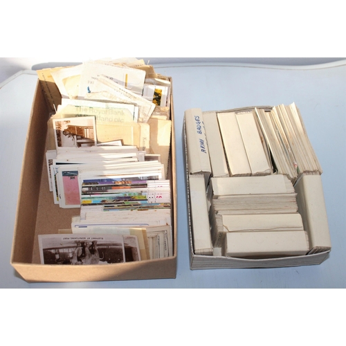 52 - 2 x Boxes Of Cigarette Cards + Silk flags.