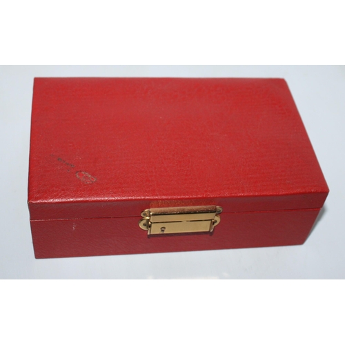 294 - Quantity Of Jewellery In red Jewellery Box.