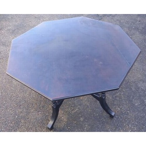 684 - Early Octagonal Table on Casters
96cm Wide x 75cm Tall