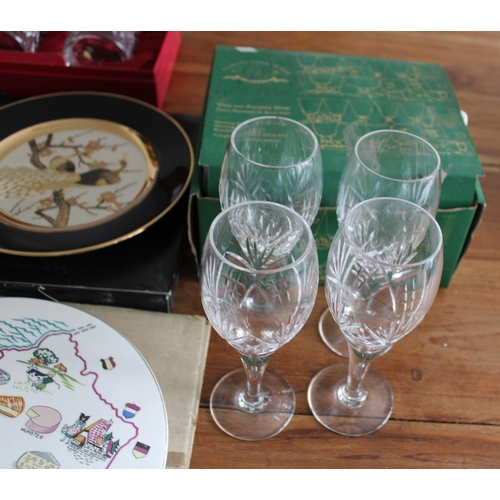 54 - Six Boxed Items Including-Cristallerie Zwiesel Two Crystal Tumblers, The Art Of Chokin Collectors Pl... 