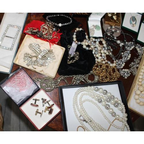 295 - Quantity Of Ladies Costume Jewellery (Including Vanity Mirror) Includes Silver Pieces