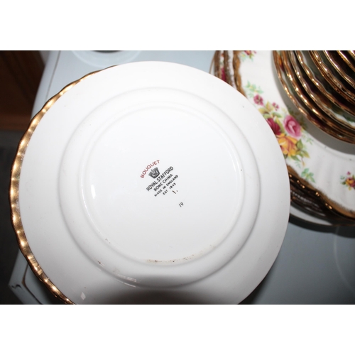 12 - Royal Stafford Tea Service Items

Includes ; 
4 Plates
4 Tea Cups
14 Saucers
15 Side Plates