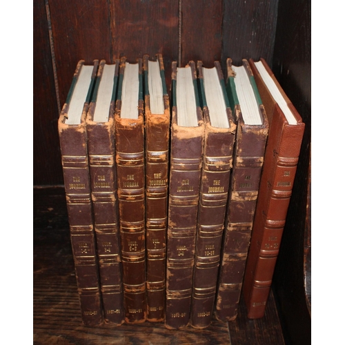 66 - 15 Volumes of Leather Bound London Stock Exchange Journals that were issued to Board Members. Dated ... 