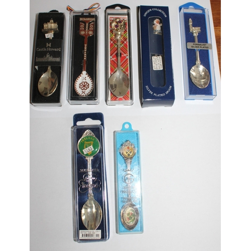 68 - Collection Of Collectable Spoons (Mostly Silver Plated)In Cases