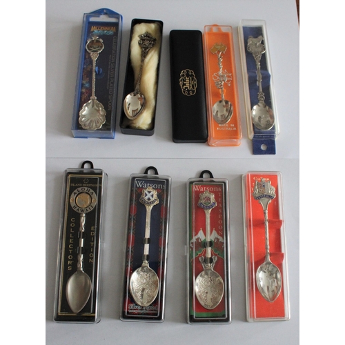 69 - Collection Of Collectable Spoons (Some Silver Plated) In Cases