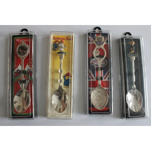 70 - Collection Of Collectable Spoons (Some Silver Plated) In Cases