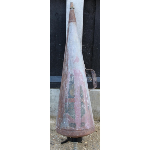 83 - Old Fire Extinguisher with Wall Hanging Bracket