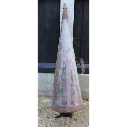 83 - Old Fire Extinguisher with Wall Hanging Bracket