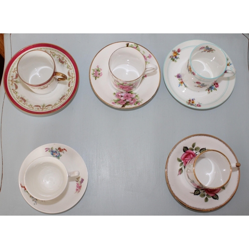 84 - Five Collectable Decorative Mini Cups & Saucers