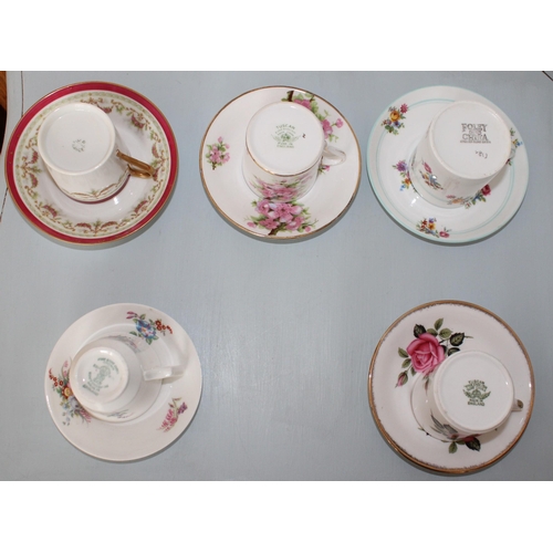 84 - Five Collectable Decorative Mini Cups & Saucers