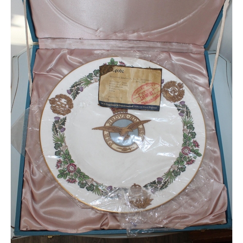 17 - Boxed Bone China Spode Plate 