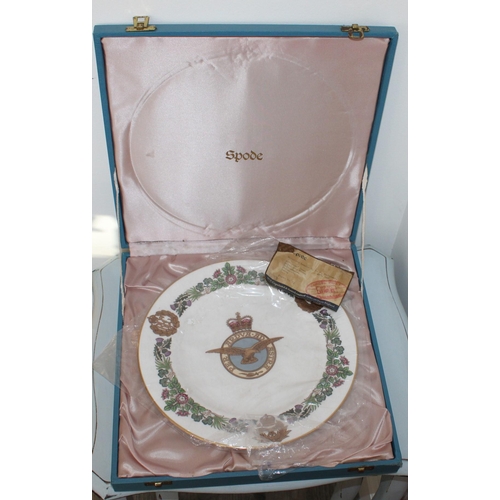 17 - Boxed Bone China Spode Plate 