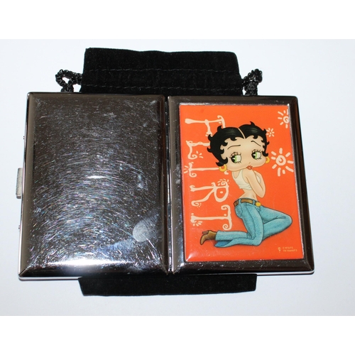 92 - Betty Boop Cigarette Case In Pouch.