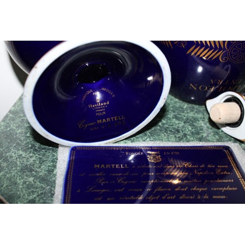 Unopened Martell Cognac Napoleon Extra Limited Edition Number J