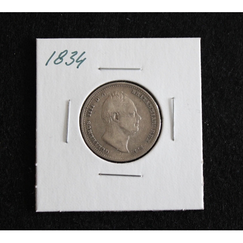 22 - 1834 Shilling Coin