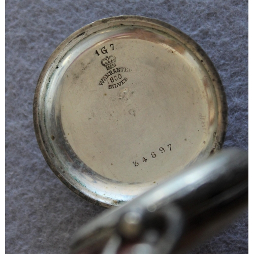 664 - Silver Hallmarked Pocket Watch(Untested)

40mm Diameter approx