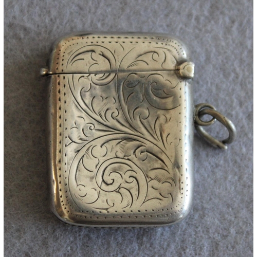 531 - Small Silver Hallmarked Case
4cm Length