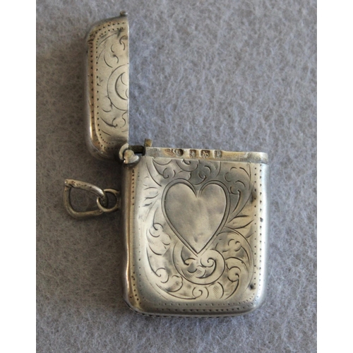 531 - Small Silver Hallmarked Case
4cm Length