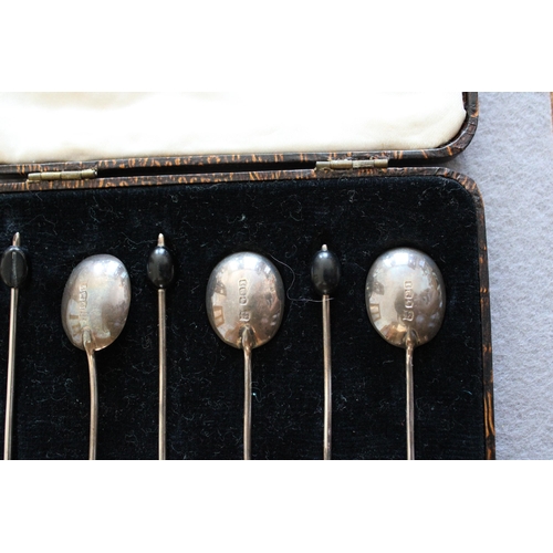 545 - Boxed Silver Hallmarked Coffee Spoons