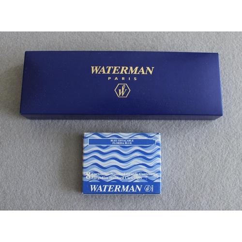 687 - Boxed Waterman Paris Fountain Pen With Boxed Seven Cartouches
Untested