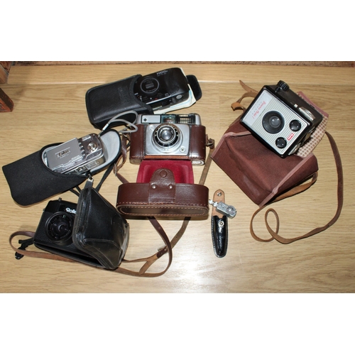 105 - Small Collection Of Cameras (Untested)