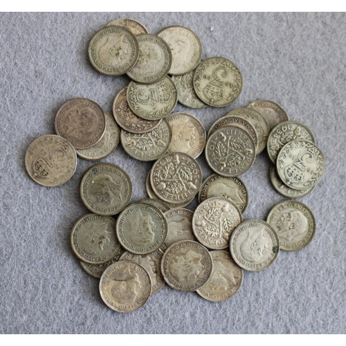 256 - Quantity Of Three Pence Coins