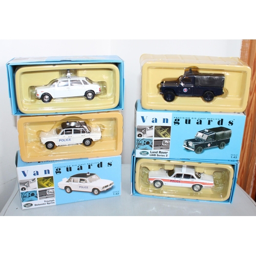 738 - Four Vanguards Collectable Cars