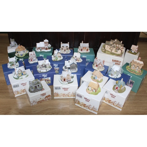 16 - Quantity Of Lilliput Lane Ornaments  Boxed
Collection Only