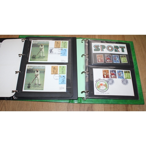 691 - Two Folders Containing Stamps
Cricket/Sport Themed & Some Players Signatures