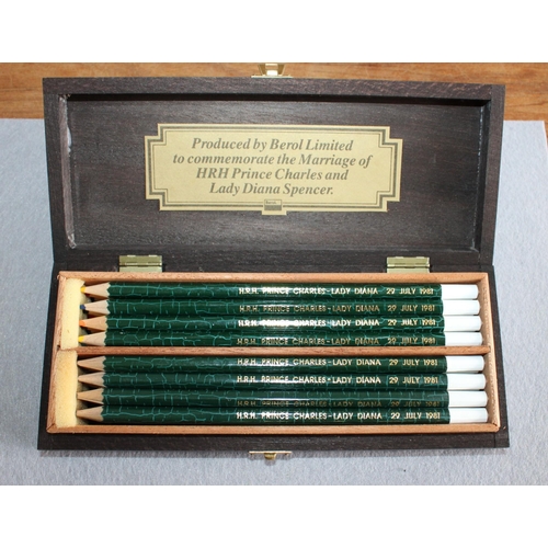 21 - Charles & Diana Pencils In Box July 1981