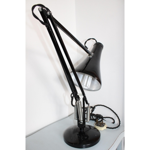 716 - Black Herbert Terry Angle Poise Lamp (Untested)