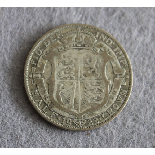 266 - 1922 Half Crown Coin