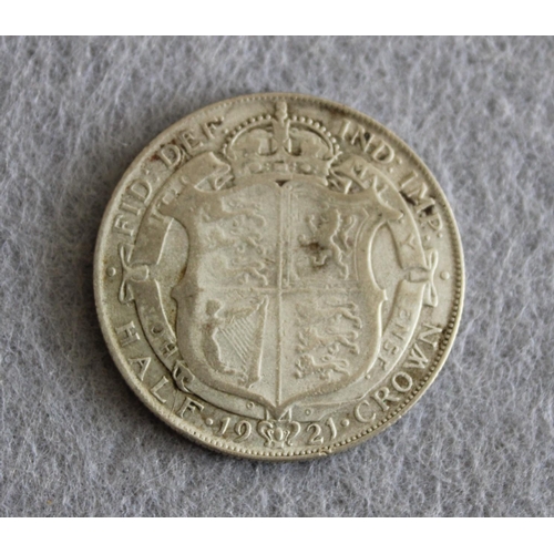 422 - 1921 Half Crown Coin