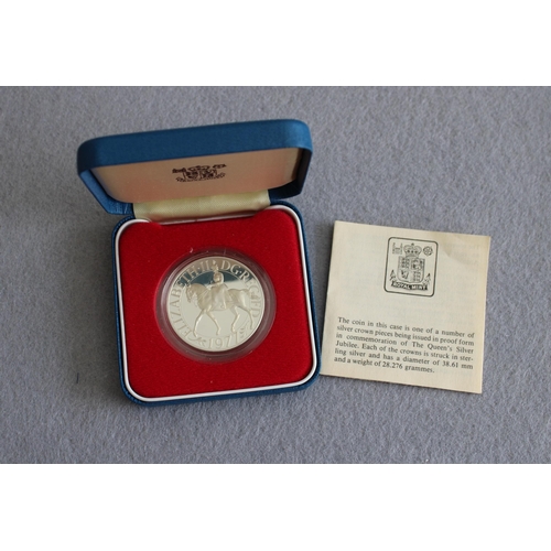 380 - Royal Mint The Queen's Silver Jubilee 1977 Silver Coin