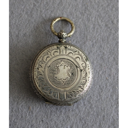 675 - Silver Pocket Watch Stamped 800
Untested