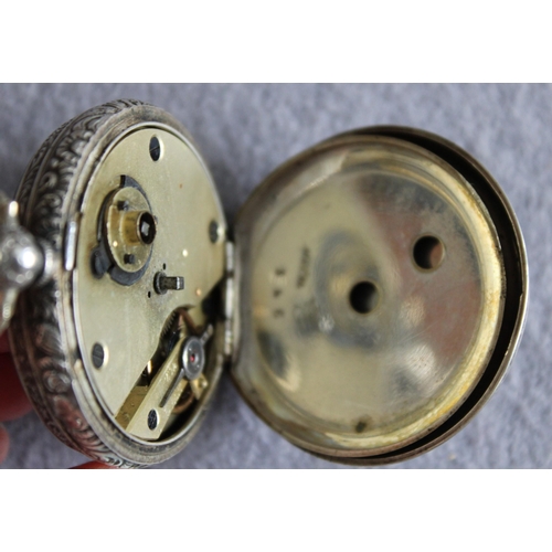 675 - Silver Pocket Watch Stamped 800
Untested